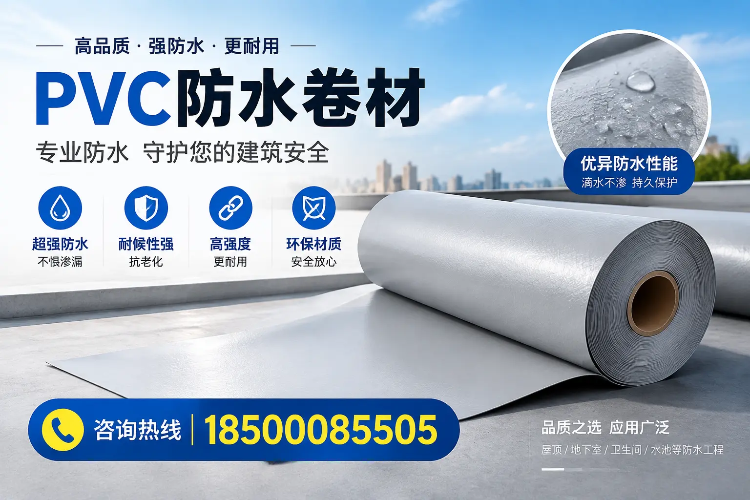 果洛地区pvc防水卷材的市场现状与发展趋势